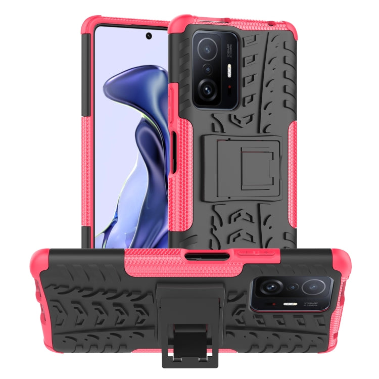 Gomma Texture TPU + Custodia per telefono PC con supporto, For Xiaomi Mi 11T, For Nokia G300, For Samsung Galaxy S22 Ultra 5G
