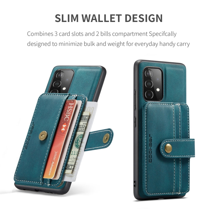 JEEHOOD Custodia per telefono in PU + TPU con blocco RFID antifurto magnetico con slot per schede, For Samsung Galaxy A32 5G, For Samsung Galaxy A12 5G, For Samsung Galaxy A22 5G, For Samsung Galaxy A52 5G / 4G, For Samsung Galaxy A72 5G / 4G          ...