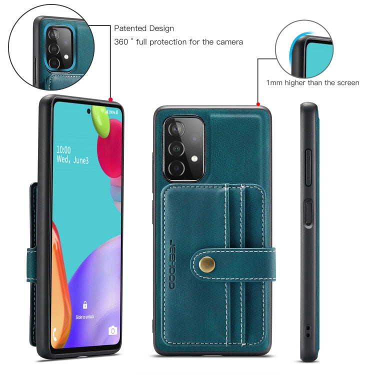 JEEHOOD Custodia per telefono in PU + TPU con blocco RFID antifurto magnetico con slot per schede, For Samsung Galaxy A32 5G, For Samsung Galaxy A12 5G, For Samsung Galaxy A22 5G, For Samsung Galaxy A52 5G / 4G, For Samsung Galaxy A72 5G / 4G          ...