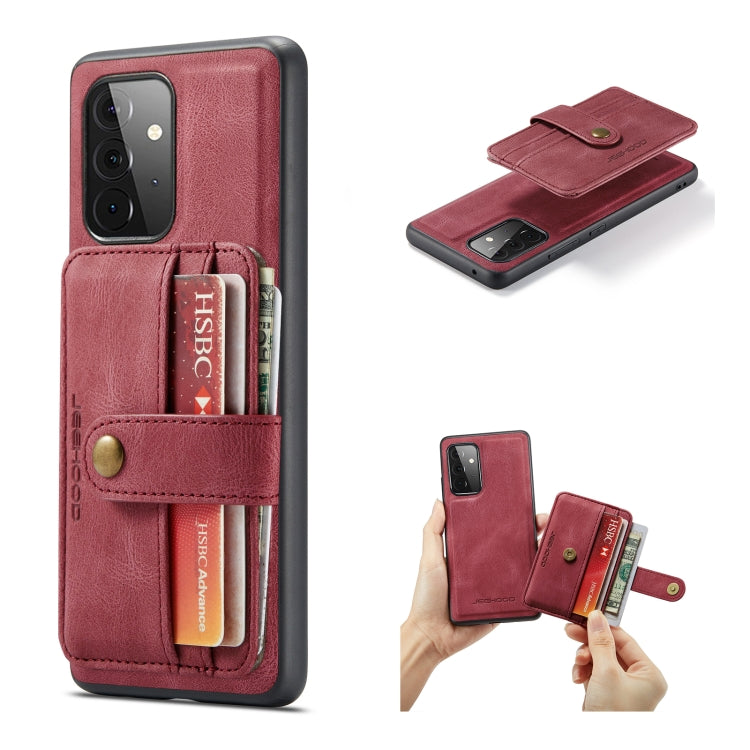 JEEHOOD Custodia per telefono in PU + TPU con blocco RFID antifurto magnetico con slot per schede, For Samsung Galaxy A32 5G, For Samsung Galaxy A12 5G, For Samsung Galaxy A22 5G, For Samsung Galaxy A52 5G / 4G, For Samsung Galaxy A72 5G / 4G          ...