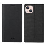 Custodia portafoglio in pelle per iPhone 13 mini