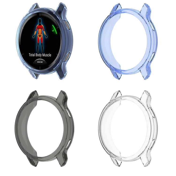 Custodia protettiva in TPU scavata a mezza copertura, For Garmin Venu 2S, For Garmin Venu 2