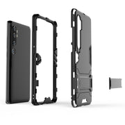 Custodia protettiva antiurto per PC + TPU con supporto invisibile, For Xiaomi Mi CC9 Pro & Note 10