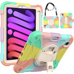 Custodia antiurto combinata PC e silicone per iPad mini 6 e mini
