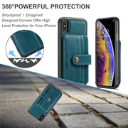JEEHOOD Custodia per cellulare antifurto con blocco RFID, For iPhone X / XS, For iPhone XR, For iPhone XS Max, For iPhone SE 2022 / SE 2020 / 7 / 8, For iPhone 7 Plus / 8 Plus