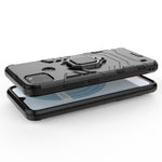 Custodia protettiva antiurto per PC + TPU con supporto per anello magnetico, For OPPO Realme C21Y