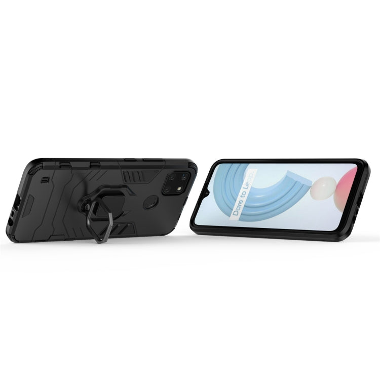 Custodia protettiva antiurto per PC + TPU con supporto per anello magnetico, For OPPO Realme C21Y