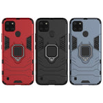 Custodia protettiva antiurto per PC + TPU con supporto per anello magnetico, For OPPO Realme C21Y