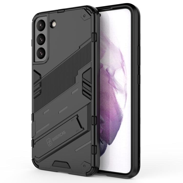 Punk Armor 2 in 1 PC + custodia per telefono antiurto in TPU con supporto invisibile, For Samsung Galaxy S22+ 5G, For Samsung Galaxy S22 Ultra 5G, For Samsung Galaxy S22 5G