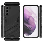 Punk Armor 2 in 1 PC + custodia per telefono antiurto in TPU con supporto invisibile, For Samsung Galaxy S22+ 5G, For Samsung Galaxy S22 Ultra 5G, For Samsung Galaxy S22 5G