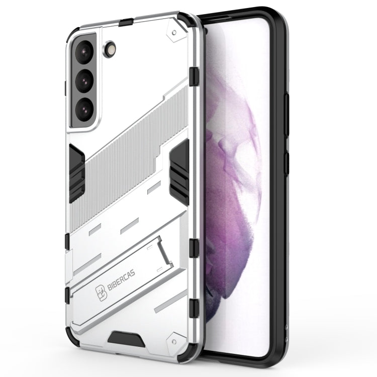 Punk Armor 2 in 1 PC + custodia per telefono antiurto in TPU con supporto invisibile, For Samsung Galaxy S22+ 5G, For Samsung Galaxy S22 Ultra 5G, For Samsung Galaxy S22 5G