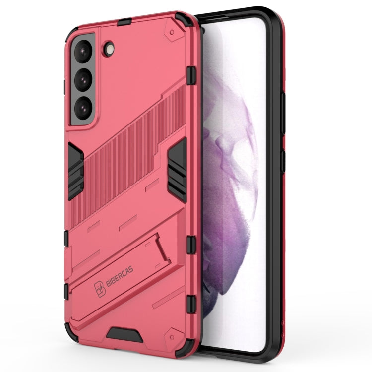 Punk Armor 2 in 1 PC + custodia per telefono antiurto in TPU con supporto invisibile, For Samsung Galaxy S22+ 5G, For Samsung Galaxy S22 Ultra 5G, For Samsung Galaxy S22 5G
