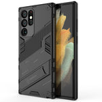Punk Armor 2 in 1 PC + custodia per telefono antiurto in TPU con supporto invisibile, For Samsung Galaxy S22+ 5G, For Samsung Galaxy S22 Ultra 5G, For Samsung Galaxy S22 5G