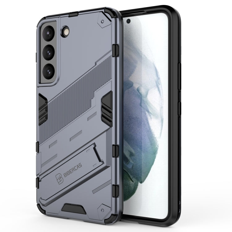 Punk Armor 2 in 1 PC + custodia per telefono antiurto in TPU con supporto invisibile, For Samsung Galaxy S22+ 5G, For Samsung Galaxy S22 Ultra 5G, For Samsung Galaxy S22 5G