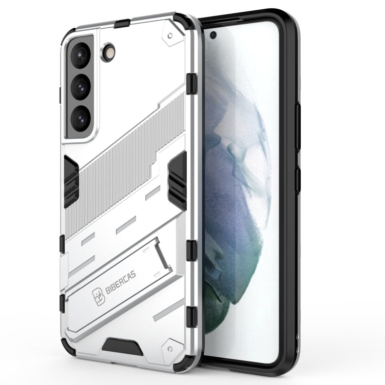 Punk Armor 2 in 1 PC + custodia per telefono antiurto in TPU con supporto invisibile, For Samsung Galaxy S22+ 5G, For Samsung Galaxy S22 Ultra 5G, For Samsung Galaxy S22 5G