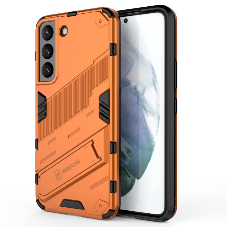Punk Armor 2 in 1 PC + custodia per telefono antiurto in TPU con supporto invisibile, For Samsung Galaxy S22+ 5G, For Samsung Galaxy S22 Ultra 5G, For Samsung Galaxy S22 5G