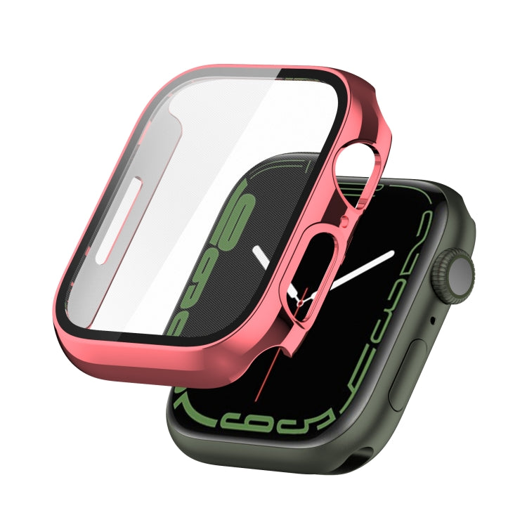 Custodia protettiva con pellicola vetro per Apple Watch Series 7-