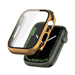 Custodia protettiva con pellicola vetro per Apple Watch Series 7-