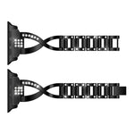 Cinturino in acciaio inossidabile tempestato di diamanti per la serie Apple Watch, 7 41mm / 6&SE&5&4 40mm / 3&2&1 38mm, 7 45mm / 6&SE&5&4 44mm / 3&2&1 42mm