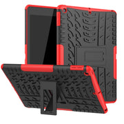 Tyre Texture TPU + custodia antiurto per PC con supporto, For iPad 10.2 2021 / 2020 / 2019, For Galaxy Tab S6, For Huawei MediaPad M5 Lite 8, For Amazon Kindle Fire HD 10 2019