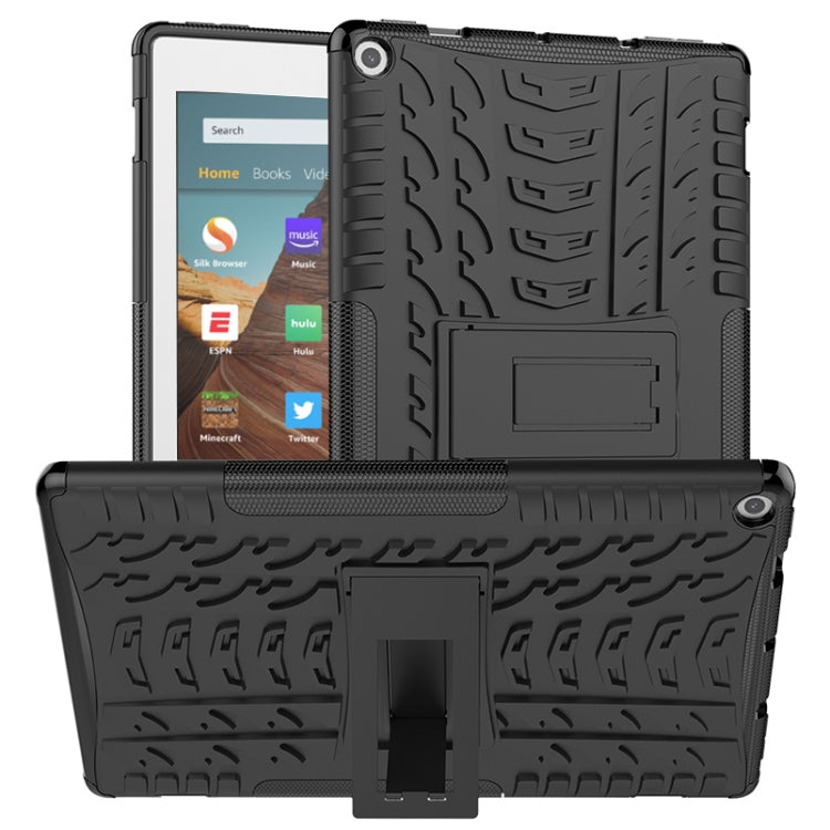 Custodia TPU antiurto con stand per tablet 10.2 e Fire HD 10