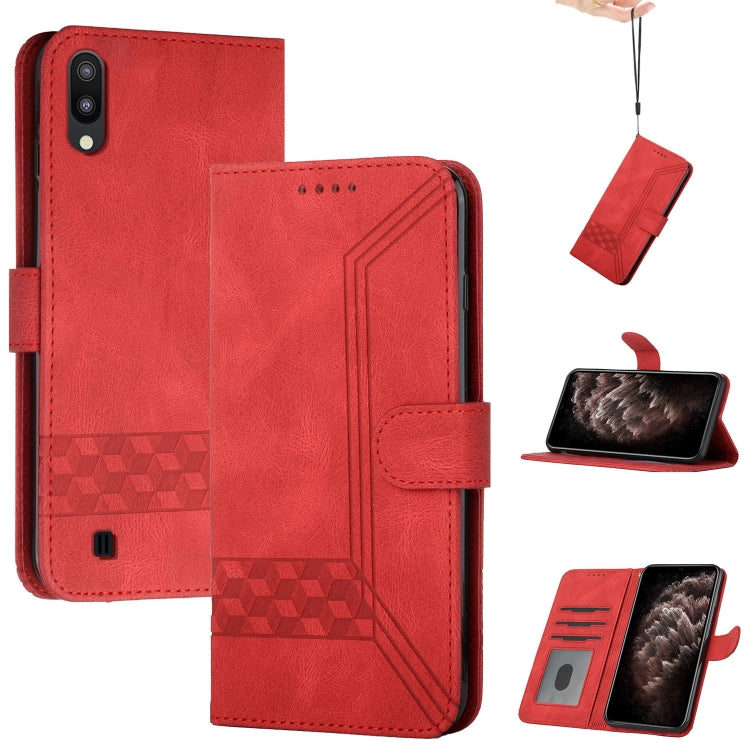 Custodia per cellulare in pelle con vibrazione Cubic Skin Feel, For Samsung Galaxy A02s 164mm, For Samsung Galaxy A02s 166mm, For Samsung Galaxy A03s 166mm, For Samsung Galaxy A10 / M10