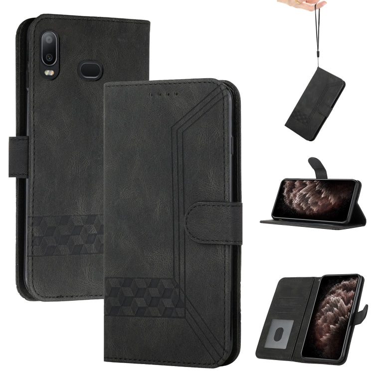 Custodia per cellulare in pelle con vibrazione Cubic Skin Feel, For Samsung Galaxy A10s, For Samsung Galaxy A11, For Samsung Galaxy A12, For Samsung Galaxy A13 5G