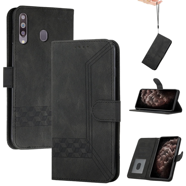 Custodia per cellulare in pelle con vibrazione Cubic Skin Feel, For Samsung Galaxy A20e, For Samsung Galaxy A20s, For Samsung Galaxy A21s, For Samsung Galaxy A21 EU Version