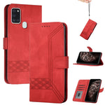 Custodia per cellulare in pelle con vibrazione Cubic Skin Feel, For Samsung Galaxy A20e, For Samsung Galaxy A20s, For Samsung Galaxy A21s, For Samsung Galaxy A21 EU Version