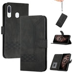 Custodia per cellulare in pelle con vibrazione Cubic Skin Feel, For Samsung Galaxy A22 4G, For Samsung Galaxy A22 5G, For Samsung Galaxy A30 / A20, For Samsung Galaxy A31
