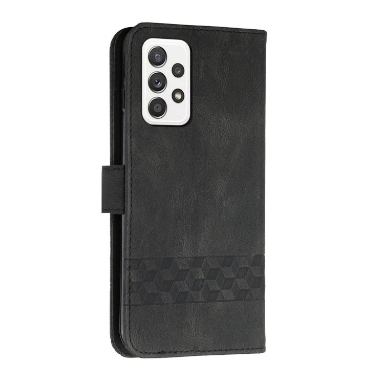 Custodia per cellulare in pelle con vibrazione Cubic Skin Feel, For Samsung Galaxy A52 5G, For Samsung Galaxy A71, For Samsung Galaxy A71 5G, For Samsung Galaxy A72 5G