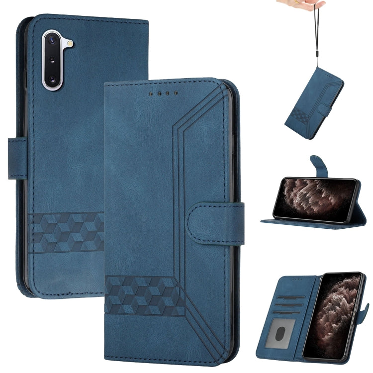 Custodia per cellulare in pelle con vibrazione Cubic Skin Feel, For Samsung Galaxy Note10, For Samsung Galaxy Note10+, For Samsung Galaxy Note20, For Samsung Galaxy Note20 Ultra
