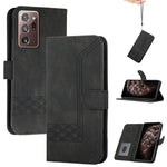 Custodia per cellulare in pelle con vibrazione Cubic Skin Feel, For Samsung Galaxy Note10, For Samsung Galaxy Note10+, For Samsung Galaxy Note20, For Samsung Galaxy Note20 Ultra