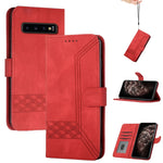 Custodia per cellulare in pelle con vibrazione Cubic Skin Feel, For Samsung Galaxy S10, For Samsung Galaxy S10e, For Samsung Galaxy S10+, For Samsung Galaxy S20