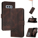 Custodia per cellulare in pelle con vibrazione Cubic Skin Feel, For Samsung Galaxy S10, For Samsung Galaxy S10e, For Samsung Galaxy S10+, For Samsung Galaxy S20