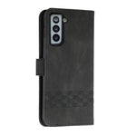 Custodia per cellulare in pelle con vibrazione Cubic Skin Feel, For Samsung Galaxy S21+ 5G, For Samsung Galaxy S21 FE 5G, For Samsung Galaxy S21 Ultra 5G, For Samsung Galaxy S22 5G