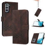 Custodia per cellulare in pelle con vibrazione Cubic Skin Feel, For Samsung Galaxy S22+ 5G, For Samsung Galaxy S22 Ultra 5G, For Samsung Galaxy Xcover 4, For Samsung Galaxy Xcover 5