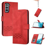Custodia per cellulare in pelle con vibrazione Cubic Skin Feel, For Samsung Galaxy S22+ 5G, For Samsung Galaxy S22 Ultra 5G, For Samsung Galaxy Xcover 4, For Samsung Galaxy Xcover 5