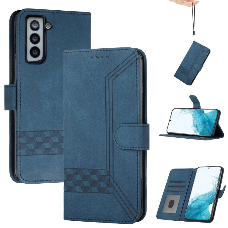 Custodia per cellulare in pelle con vibrazione Cubic Skin Feel, For Samsung Galaxy S22+ 5G, For Samsung Galaxy S22 Ultra 5G, For Samsung Galaxy Xcover 4, For Samsung Galaxy Xcover 5