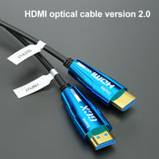 Cavo ottico attivo da HDMI 2.0 maschio a HDMI 2.0 maschio 4K HD, 1.8m(Blue), 3m(Blue), 5m(Blue), 10m(Blue), 15m(Blue), 20m(Blue), 30m(Blue), 50m(Blue), 100m(Blue)