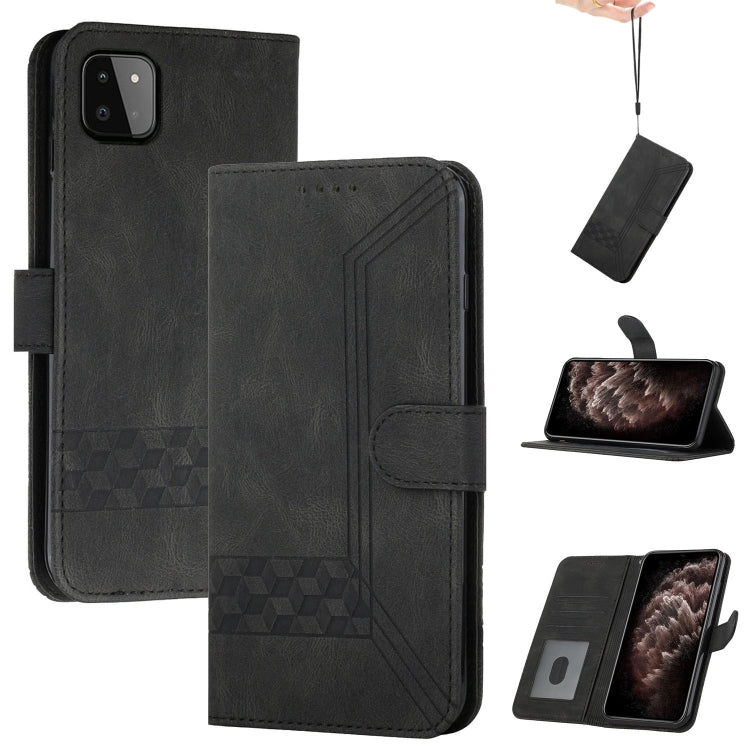 Custodia per cellulare in pelle con vibrazione Cubic Skin Feel, For Huawei nova 8, For Huawei nova 8i, For Huawei nova 8 SE, For Huawei nova 9, For Huawei P Smart 2019