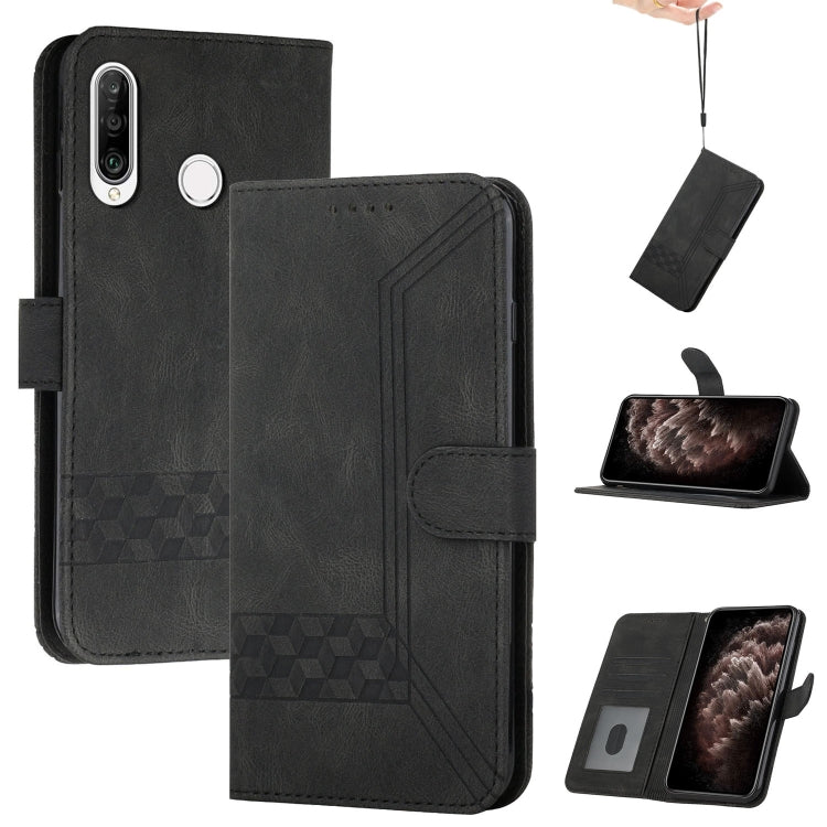 Custodia per cellulare in pelle con vibrazione Cubic Skin Feel, For Huawei nova 8, For Huawei nova 8i, For Huawei nova 8 SE, For Huawei nova 9, For Huawei P Smart 2019