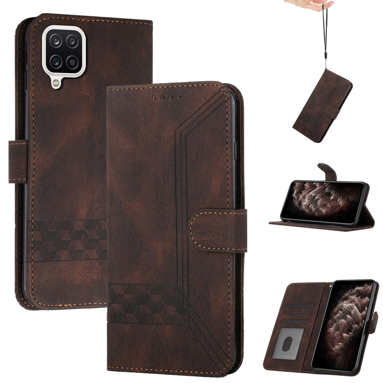 Custodia per cellulare in pelle con vibrazione Cubic Skin Feel, For Huawei P40, For Huawei P40 Lite, For Huawei P40 Lite E, For Huawei P40 Pro