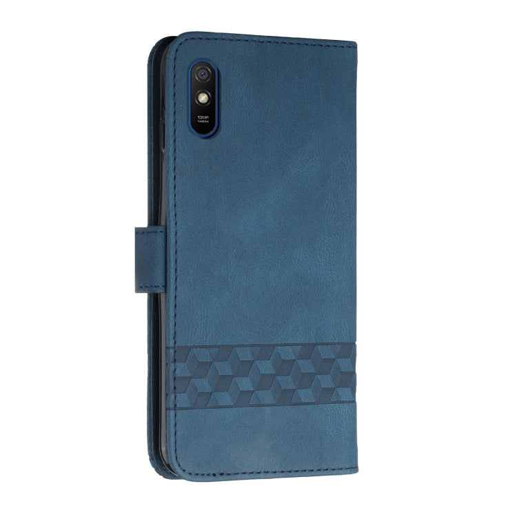 Custodia per cellulare in pelle con vibrazione Cubic Skin Feel, For Huawei Y5 2019, For Huawei Y6 2019, For Huawei Y7 2019, For Huawei Y9 2019