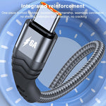 Cavo USB a USB-C 6A ricarica rapida 0,5m e 3m