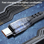 Cavo USB a USB-C 6A ricarica rapida 0,5m e 3m