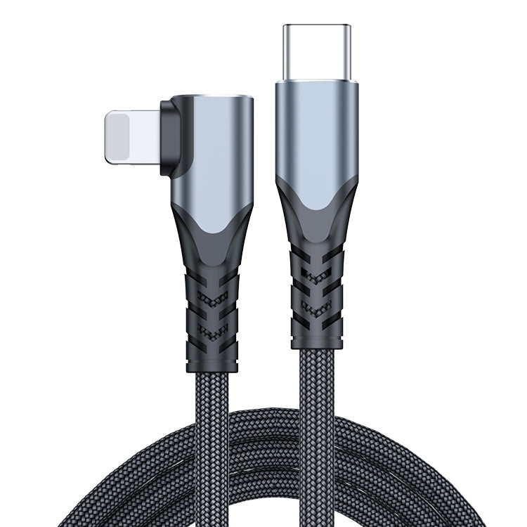 Cavo dati USB-C a 8 pin 20W PD 1m 2m a gomito