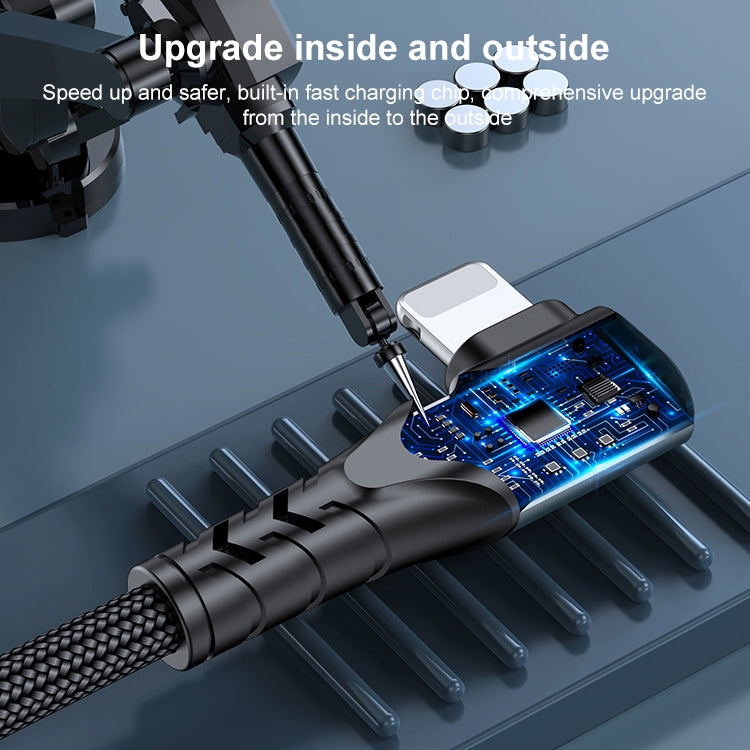 Cavo dati USB-C a 8 pin 20W PD 1m 2m a gomito