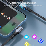 Cavo dati USB-C a 8 pin 20W PD 1m 2m a gomito