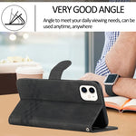 Custodia portafoglio in pelle per iPhone 12 mini